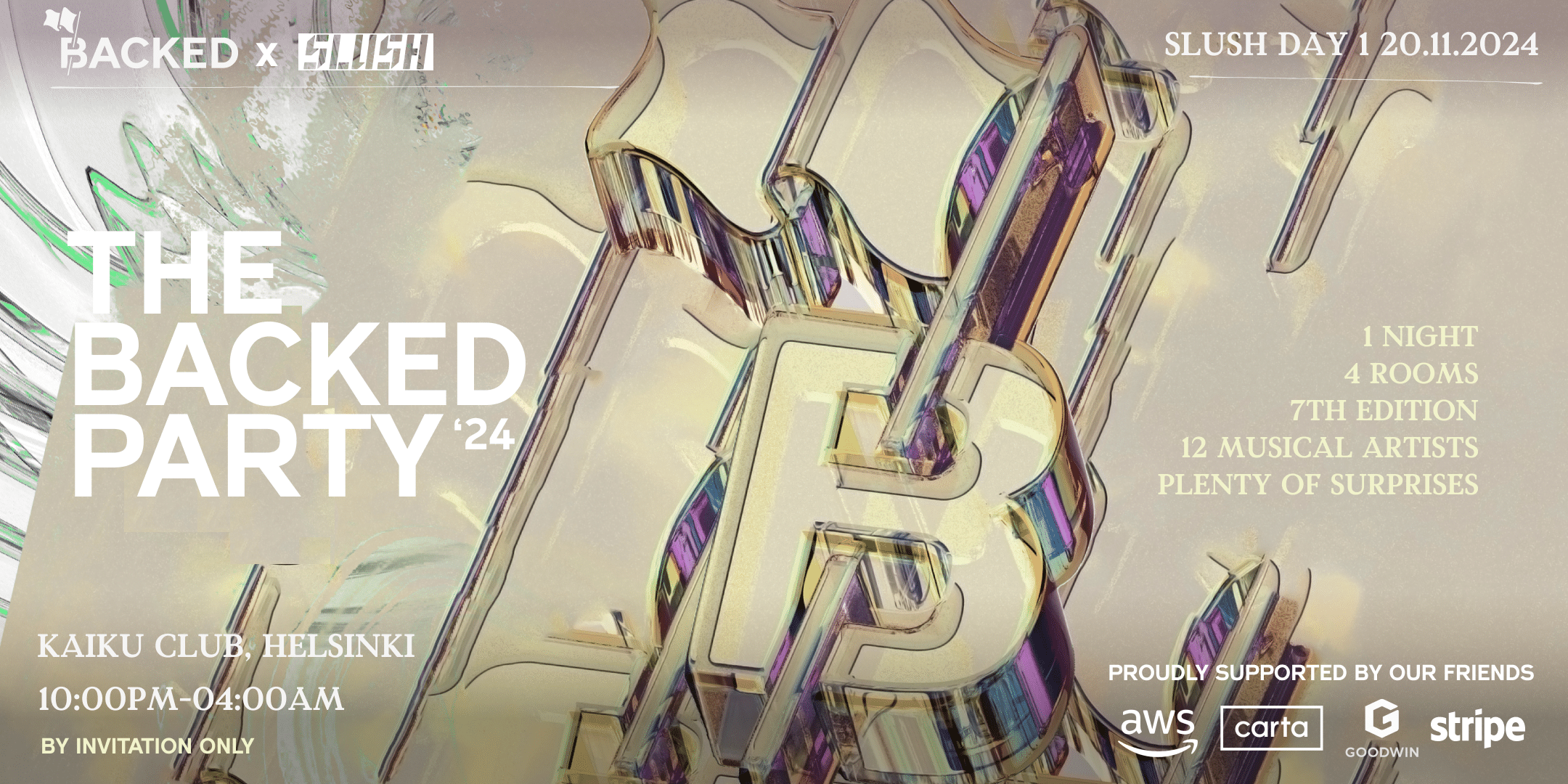 THE BACKED PARTY Slush 2024
